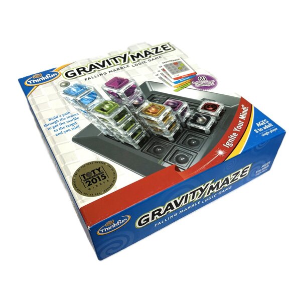 ThinkFun Gravity Maze Builder Falling  Marble Logic Board Game - Picture 13 of 15